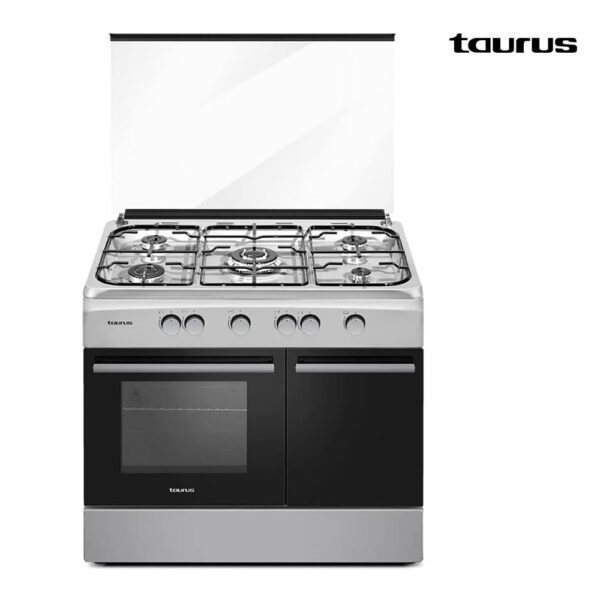 COCINA TAURUS 5.F  + HORNO 90 CM INOX