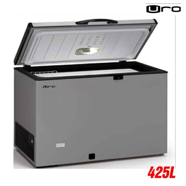 ARCÓN CONGELADOR URO 425L INOX DUAL