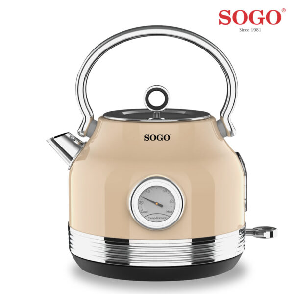HERVIDOR AGUA SOGO RETRO CREMA 2200 W