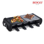 parrilla electrica piedra