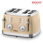 TOSTADOR SOGO RETRO CREMA 4 REBANADAS PEQ - Imagen 2