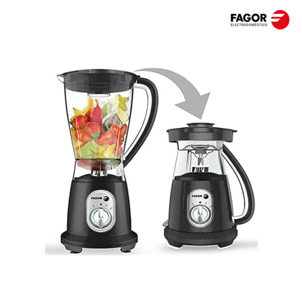 BATIDORA JARRA FAGOR 600 W NEGRA