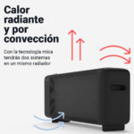 RADIADOR MICA HORIZONTAL UNIVERSAL B 1500 NEGRO - Imagen 3