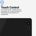 CONVECTOR UNIVERSAL B CRISTAL NEGRO 1500 WIFI - Imagen 5