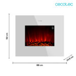 CHIMENEA ELECTRICA CECOTEC 26" WIFI BLANCA - Imagen 3