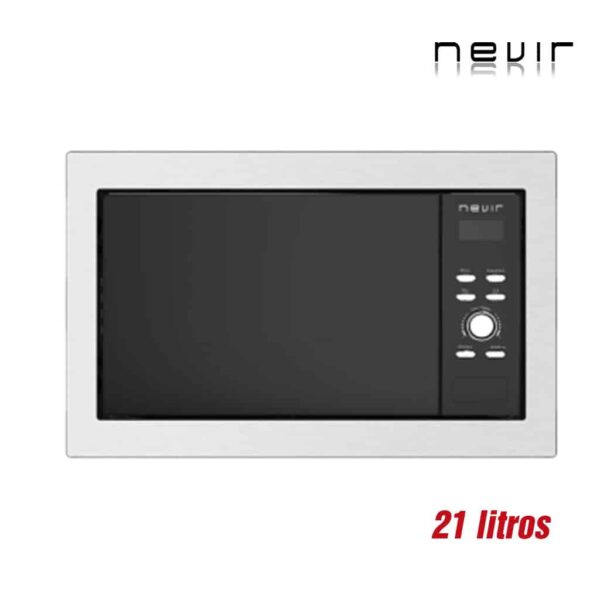 MICRONDAS NEVIR ENCASTRE 21 L DIGT INOX