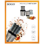 MOLINILLO PICADORA SOGO INOX 300W - Imagen 3