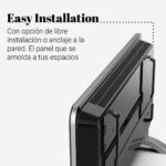 CONVECTOR CRISTAL UNVERSAL B 1500 W NEGRO - Imagen 2