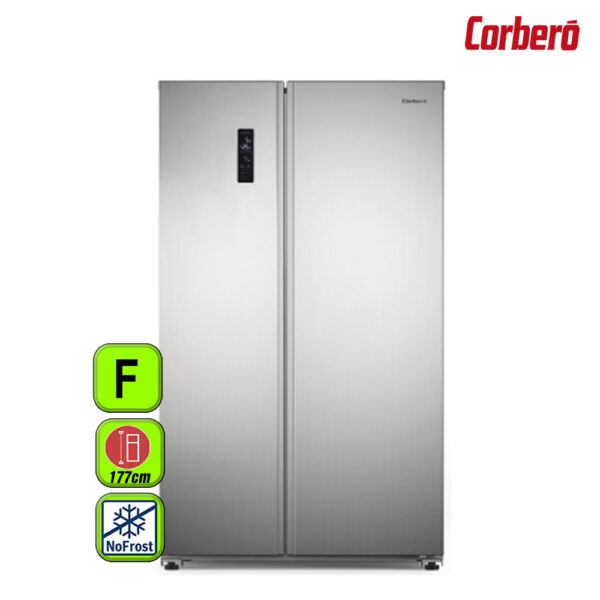 FRIGORIFICO AMERICANO CORBERO 177X90 NF INOX