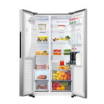 FRIGORIFICO AAMERICANO HISENSE 178X90 DISPE INOX HIELO - Imagen 4
