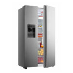 FRIGORIFICO AAMERICANO HISENSE 178X90 DISPE INOX HIELO - Imagen 2