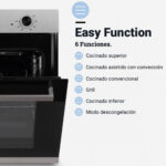 HORNO MULTIFUNCION 70L UNIVERSAL B INOX - Imagen 4