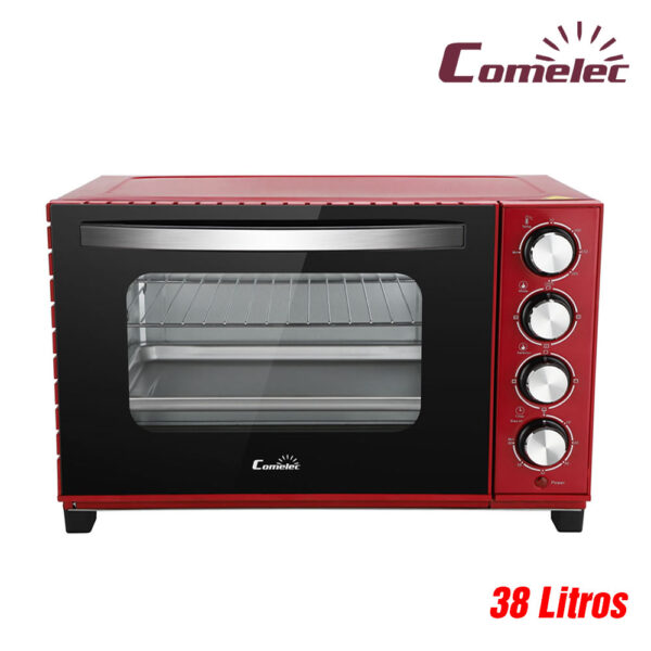 HORNO SOBREMASA COMELEC 38 L ROJO