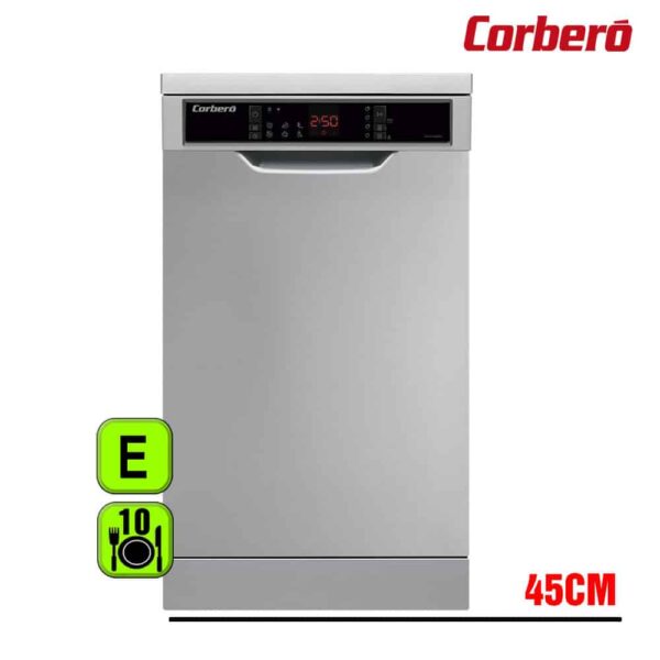 LAVAVAJILLAS CORBERO 45 CM INOX A++/E