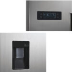 FRIGORIFICO AMERICANO CANDY 177X90 DISPEN INOX - Imagen 3