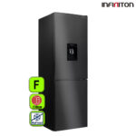 FRIGORIFICO INFINITON DARK INOX DISPENS NF170X55