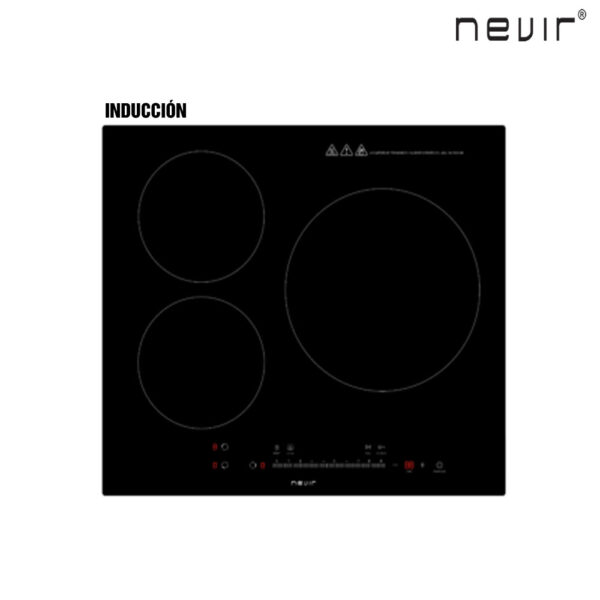 VITROCERAMICA INDUCCION NEVIR SLAIDER 28 CM