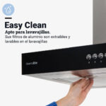 KENIA 4060 Campana en T cristal 60 cm - Imagen 2