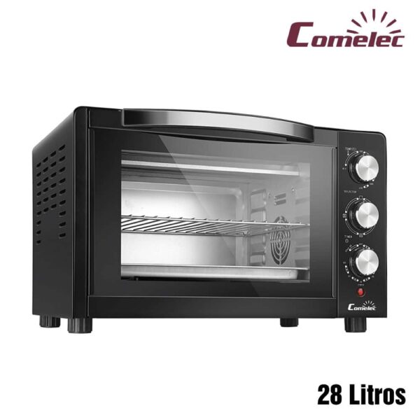 HORNO SOBREMESA COMELEC 28 L INOX/NEGRO
