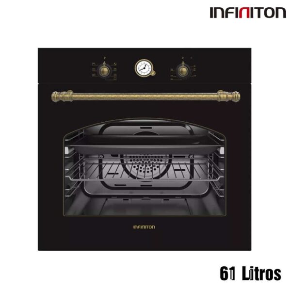 HORNO MULTIFUNCION INFINITON RUSTICO NEGRO