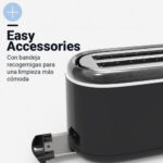 TOSTADOR UNIVERSAL B. 4 REBANADAS 1300W - Imagen 3