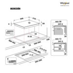 VITROCERAMICA INDUCCION  WHIRLPOOL 3.F 30CM - Imagen 3