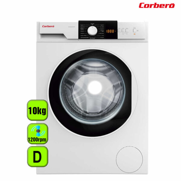 LAVADORA CORBERO 10 KG 1200 RPM A+++/D