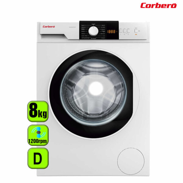 LAVADORA CORBERO 8 KG 1200 RPM D