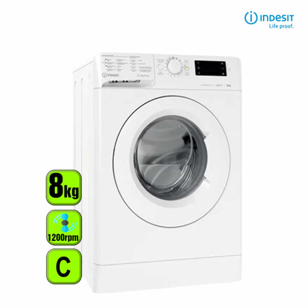 LAVADORA INDESIT 8 KG 1200 RPM C DISPLAY