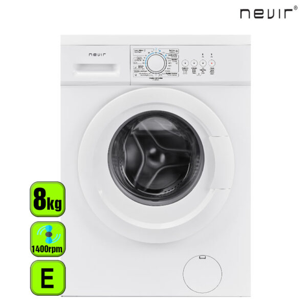 LAVADORA NEVIR 8 KG 1400 RPM D