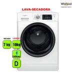 LAVADORA SECADORA WHIRLPOOL 10 +7 BLAN 1400