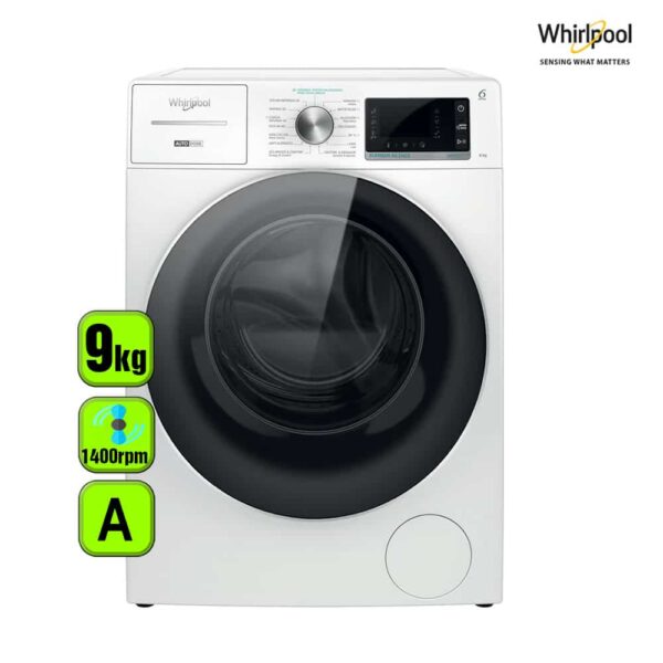 LAVADORA WHIRLPOOL 9 KG 1400 RPM A AUTODO BLANCA
