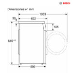 LAVADORA BOSCH 9KG SERIES 6 - Imagen 3