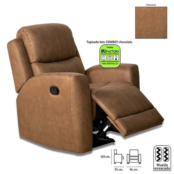Butaca Relax Alaska Choco
