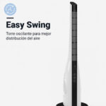 VENTILADOR TORRE UNIVERSAL B BAQUEIRA 5051 DIG - Imagen 4