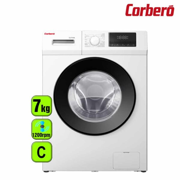 LAVADORA CORBERO 7 KG 1200 C INVERT