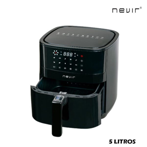 FREIDORA NEVIR SIN ACEITE 5 L DIG NEGRA