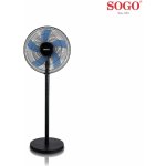 VENTILADOR PIE SOGO SOGO 5 ASPAS 40 CM NEGRO