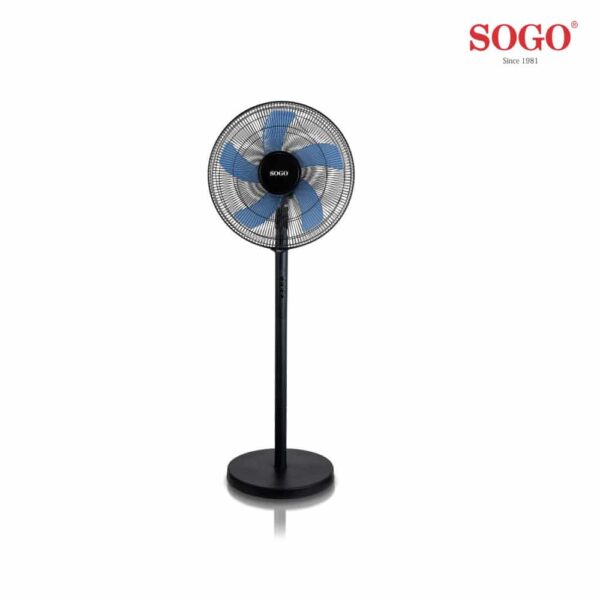VENTILADOR PIE SOGO SOGO 5 ASPAS 40 CM NEGRO