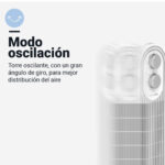VENTILADOR TORRE UNIVERSAL B MASELLA 6045W - Imagen 2