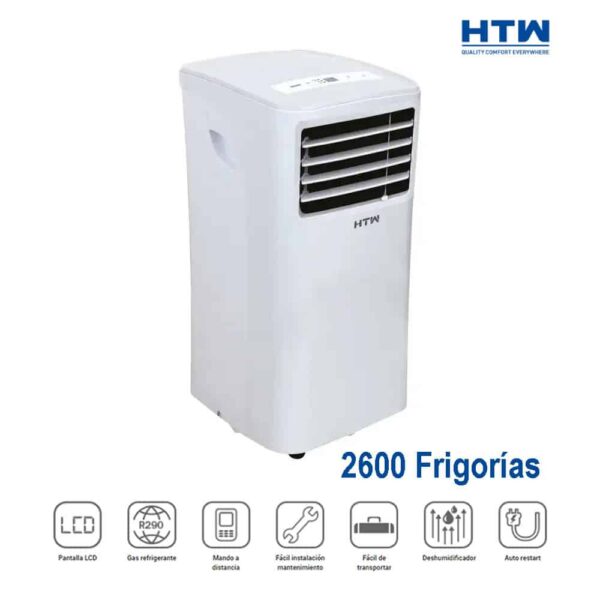 AIRE PORTATIL HTW SOLO FRIO 2600 FRIGO
