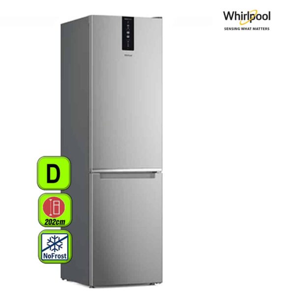 FRIGORIFICO WHIRLPOOL 203X60 NF D INOX DISPL