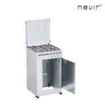COCINA GAS NEVIR 4 F PORTABOMBONAS BLANCA - Imagen 2