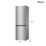 FRIGORIFICO HISENSE 185X60 NF D INOX DISPLAY - Imagen 2