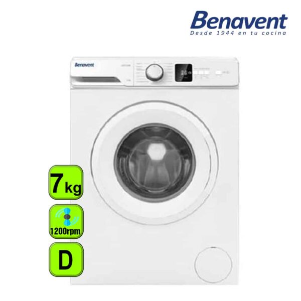 LAVADORA BENAVENT 7 KG 1200 RPM D