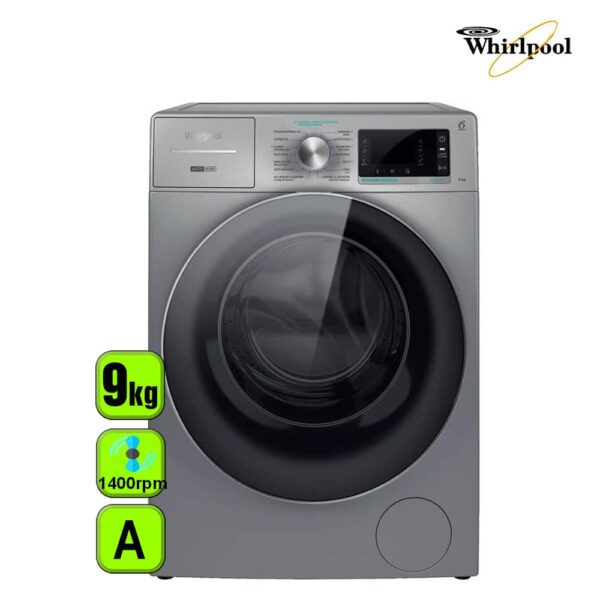 LAVADORA WHIRLPOOL 9 KG 1400 RPM A AUTODO INOX