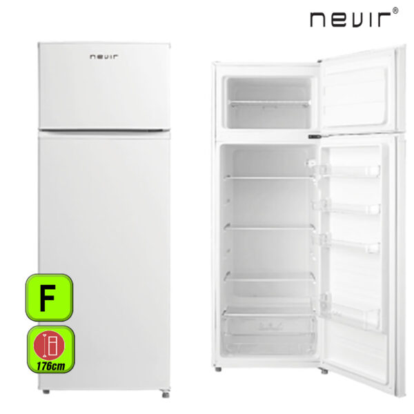 FRIGORIFICO NEVIR 2.P 176X60 F BLANCO