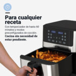 FREIDORA AIRE UNIVERSAL B 8 L NEGRA /INOX - Imagen 3