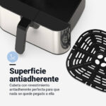 FREIDORA AIRE UNIVERSAL B 8 L NEGRA /INOX - Imagen 5