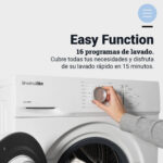 Lavadora 8 kg Carga frontal ARUBA 4008W - Imagen 3